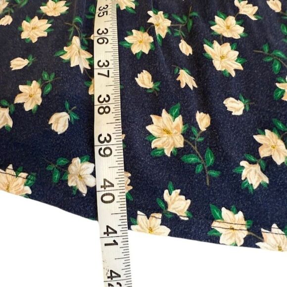 Draper James Kitty Dress in Magnolia Blue with White Floral Print Size Large - Picture 10 of 12